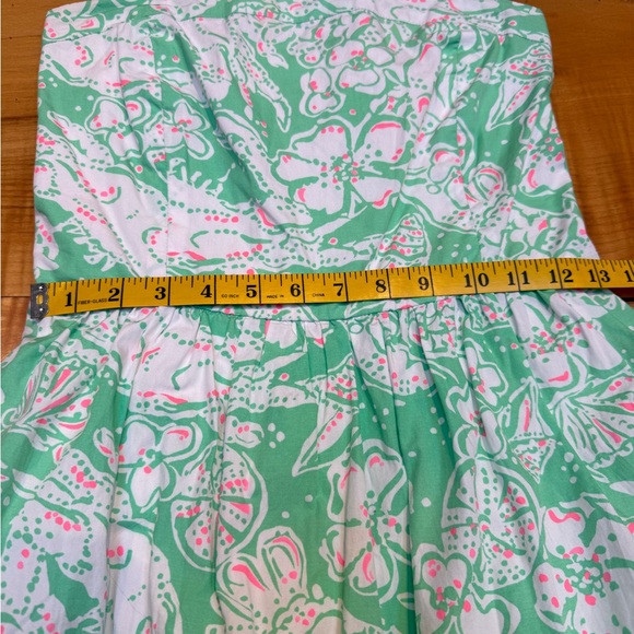 Lilly Pulitzer Chandie Strapless Dress - Glenda Beach Bash - Picture 13 of 15